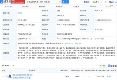 開普云斥資2億元成立智能存儲公司，戰略布局AI與軟件開發新賽道